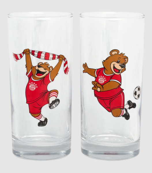 FC Bayern München - Kinder Glas Berni 2er-Set